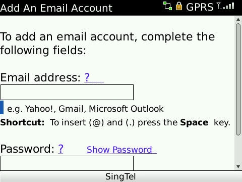 Lướt web nhận mail bằng BlackBery ảnh 4