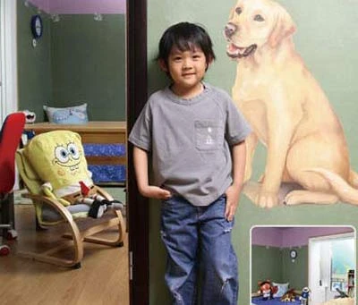 Cậu con trai lớn năm nay 7 tuổi.