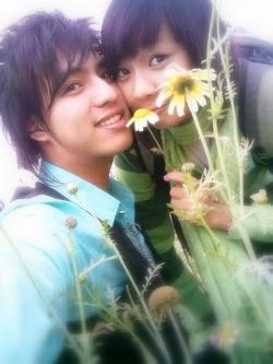 Tăng Nhật Tuệ và Hạ Hồng Vân - vai Chít trong "Chít và Pi", thành viên nhóm hát Variation. Ảnh do nhân vật cung cấp.