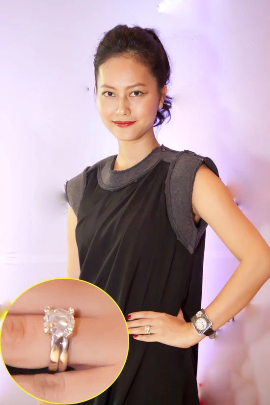 Đỗ Hải Yến lộ nhẫn cưới "khủng" ảnh 1