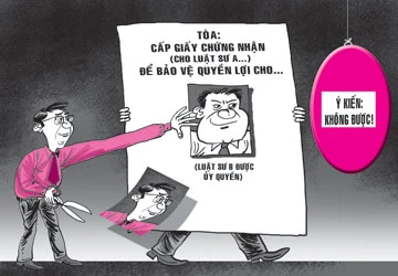 Luật sư ủy quyền cho người khác ra tòa? ảnh 1