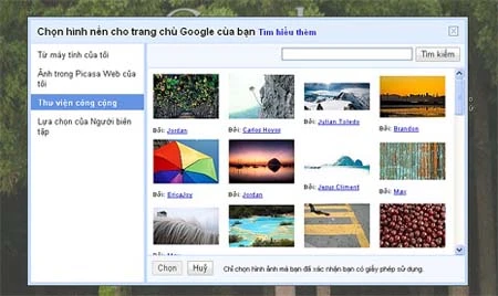 Người dùng đã có thể tự đặt ảnh nền trang chủ Google ảnh 3