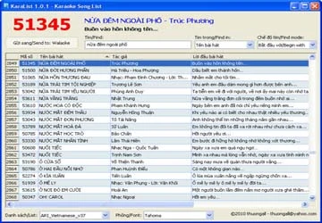 KaraList: Tra cứu mã số 22.000 bài Karaoke ảnh 1