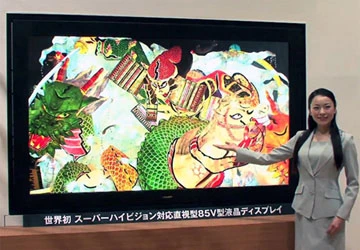 TV 85 inch độ phân giải cao gấp 16 lần Full HD ảnh 1