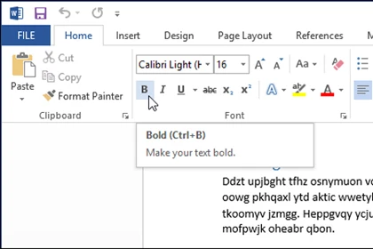 Cách bổ sung, chỉnh sửa phím tắt trong Word 2013 ảnh 1