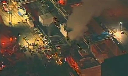 Tàu ngầm hạt nhân Mỹ bốc cháy ảnh 1