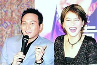 Viên Vịnh Nghi và chồng - diễn viên Trương Trí Lâm. Ảnh: hvjdaily. Viên Vịnh Nghi và chồng - diễn viên Trương Trí Lâm. Ảnh: hvjdaily.