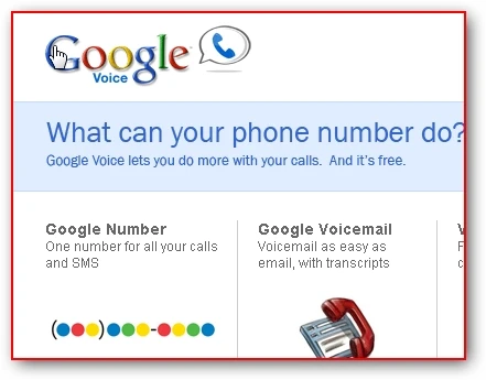 Google Voice- Google lại tiếp tục khuynh đảo thị trường viễn thông