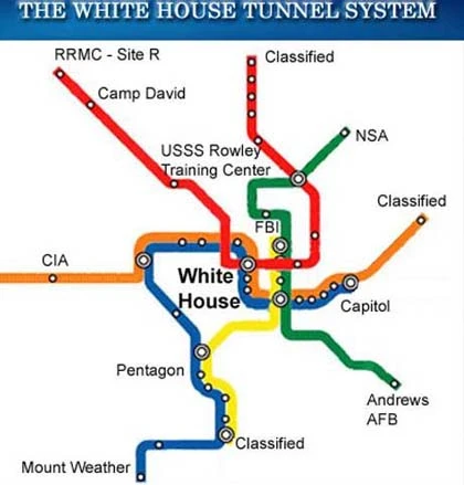 Hé lộ hệ thống đường hầm dưới lòng Nhà Trắng ảnh 1