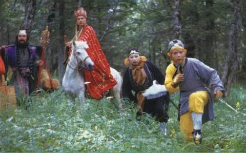 Bốn thầy trò Đường Tăng trong "Tây Du Ký" năm 1986. Ảnh: Xooob.