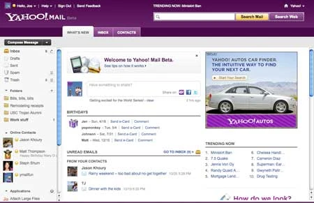 Yahoo Messenger 11 có thể chat với Facebook ảnh 2
