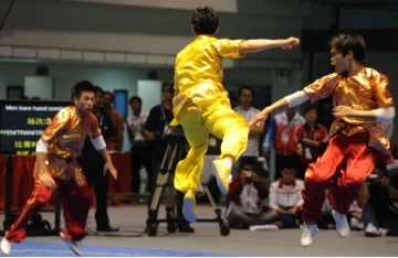 Hình ảnh đẹp của Wushu Việt Nam tại SEA Games 25 ảnh 2