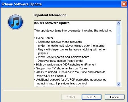 Apple bắt đầu cho tải iOS 4.1 ảnh 1