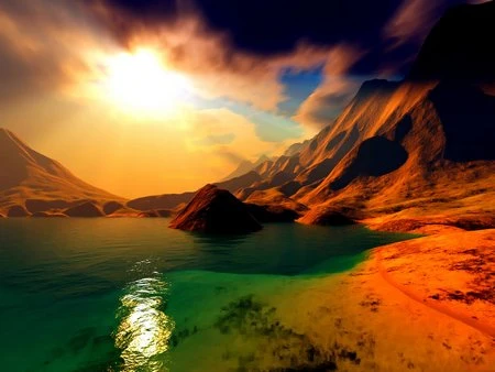 Bộ hình nền mang lãng mạn của “hoàng hôn” lên Windows ảnh 29