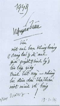 Chuyện ít biết về cha tôi - nhà văn Nguyễn Huy Tưởng và bác Nguyễn Tuân ảnh 2