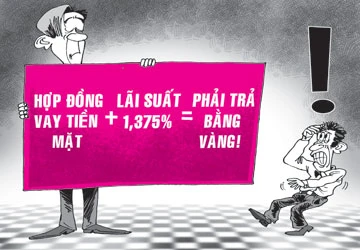 Ngân hàng cho vay tiền nhưng đòi trả vàng ảnh 1