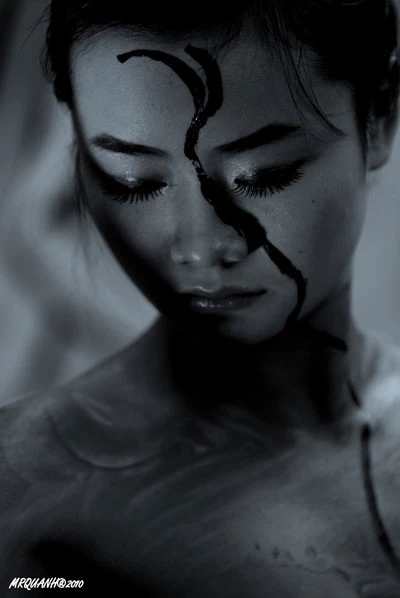 Mục sở thị vẽ tranh trên cơ thể người mẫu ở Hà Nội ảnh 5 Mục sở thị vẽ tranh trên cơ thể người mẫu ở Hà Nội ảnh 5