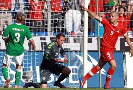 Đức bại trận trước Thụy Sỹ trong “cơn mưa” bàn thắng ảnh 1