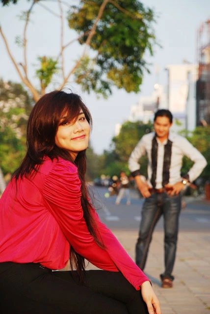 Trang Nhung nóng bỏng cùng sắc đỏ ảnh 1