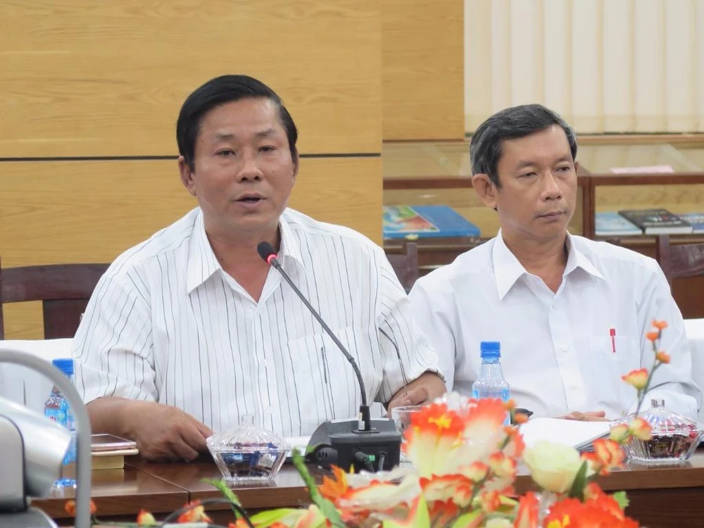 Đại diện các trường phát biểu ý kiến góp ý.