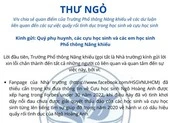 Trường Phổ thông Năng khiếu lên tiếng xin lỗi liên quan vụ Ngô Hoàng Anh