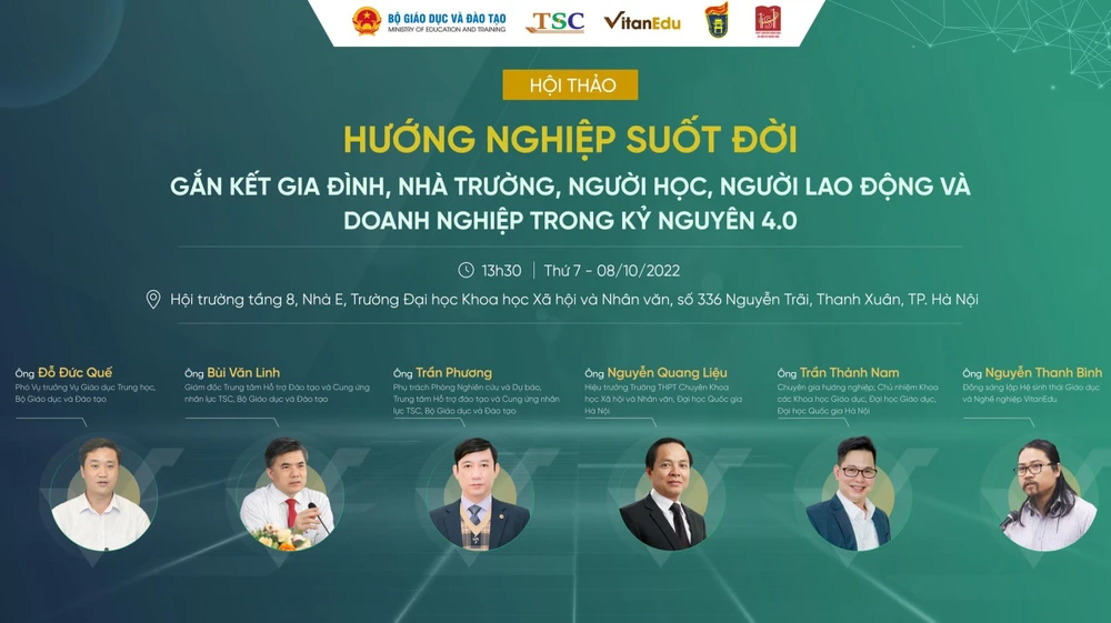 Hội thảo vừa được tổ chức ngày 8-10, quy tụ nhiều chuyên gia trong lĩnh vực
