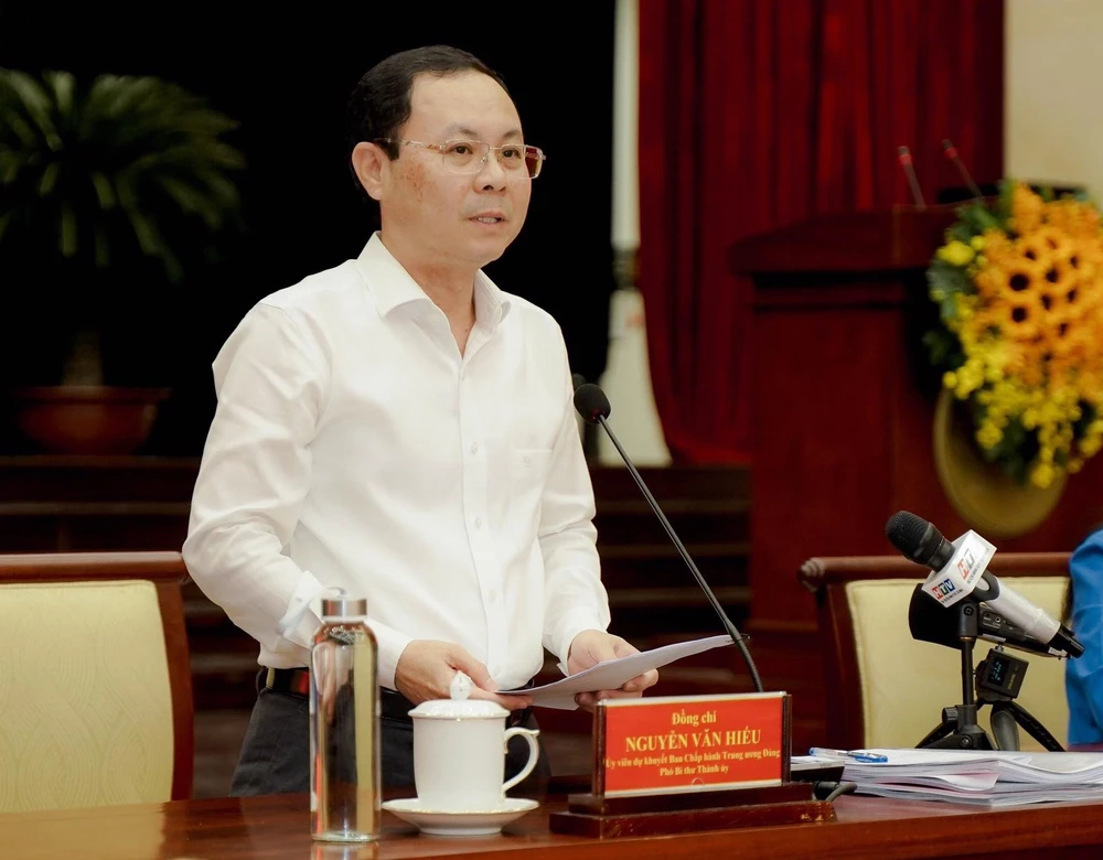 Phó Bí thư Thành ủy TP.HCM Nguyễn Văn Hiếu. Ảnh: TĐ