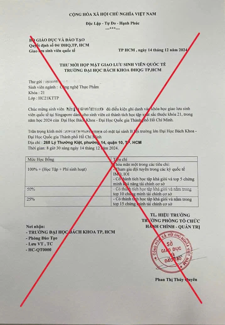 Lừa đảo bằng văn bản giả mạo