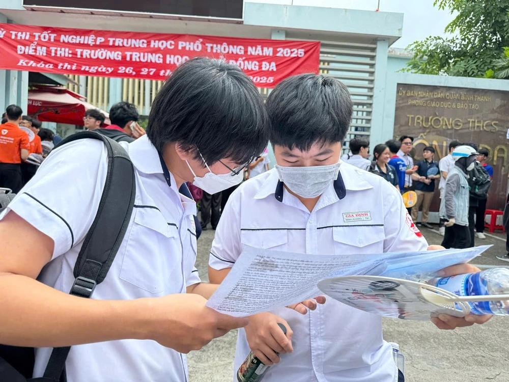 Phúc khảo thi tốt nghiệp THPT năm 2025