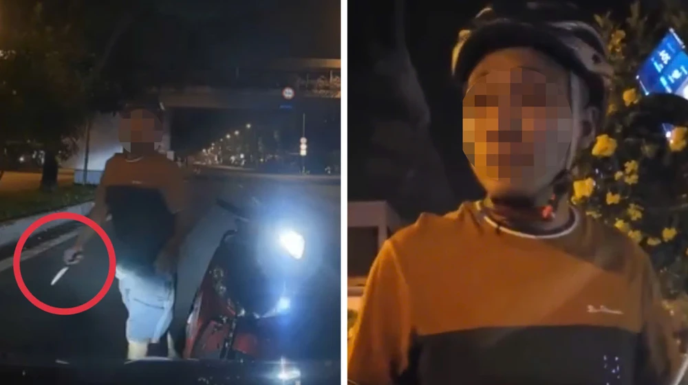 Người đàn ông dương tính ma túy rút dao đe doạ tài xế trên đường Phạm Văn Đồng