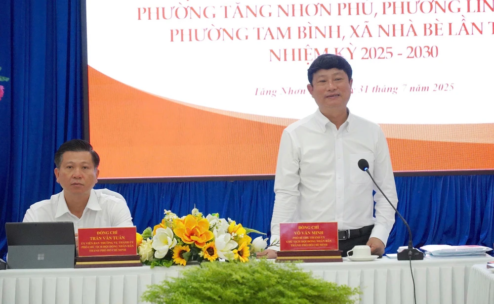 Chủ tịch HĐND TP.HCM Võ Văn Minh: Bám sát các chỉ tiêu để phấn đấu