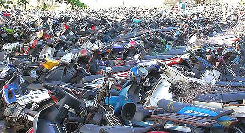 Công an tìm chủ sở hữu 8 xe máy liên quan vụ án ma túy do Lai Vi Thiệu cầm đầu