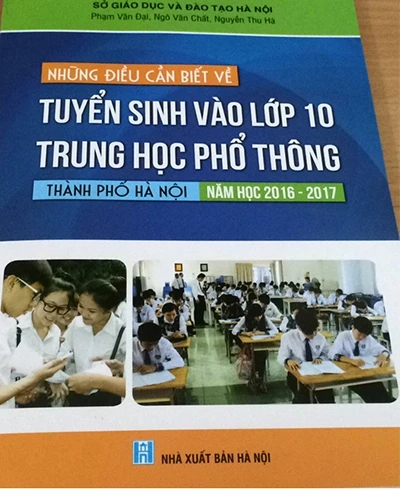 Phát hành cuốn 'Những điều cần biết về tuyển sinh vào lớp 10' ảnh 1