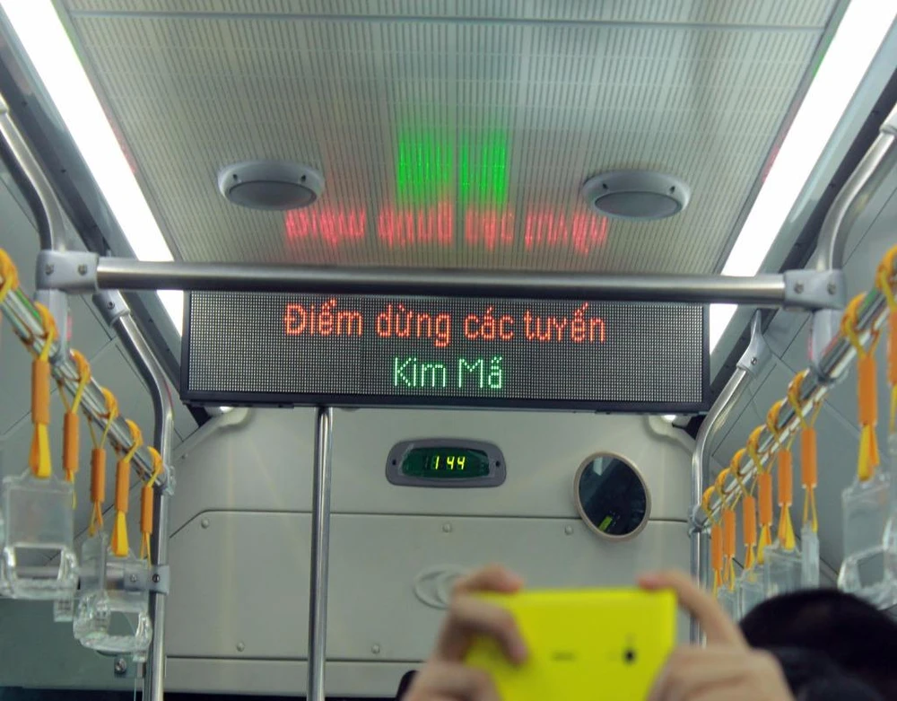 xe buýt nhanh BRT từ Kim Mã đến Bến xe Yên Nghĩa 