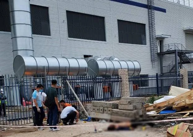 Hiện trường vụ gây ra án mạng. Ảnh CTV