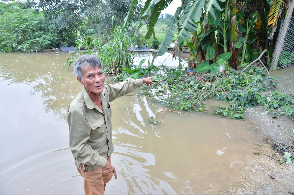 "Giờ không có chỗ ở phải đi sống nhờ, may còn có con đò để kiếm sống qua ngày..." - ông Dũng chia sẻ.