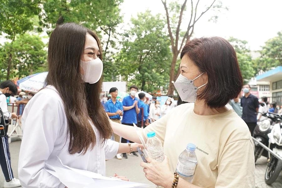 Hình ảnh thí sinh tham gia Kỳ thi tốt nghiệp THPT ngày 7-7. Ảnh PHI HÙNG