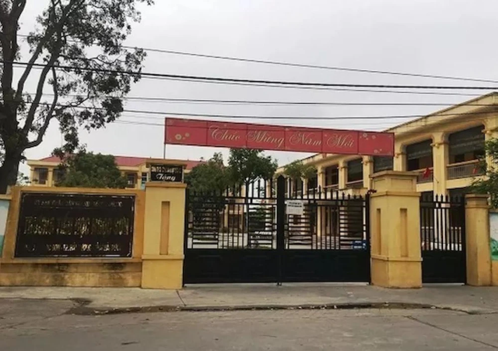 Trường Tiểu học Ngọc Sơn, nơi bà Nhiên công tác. Ảnh CTV
