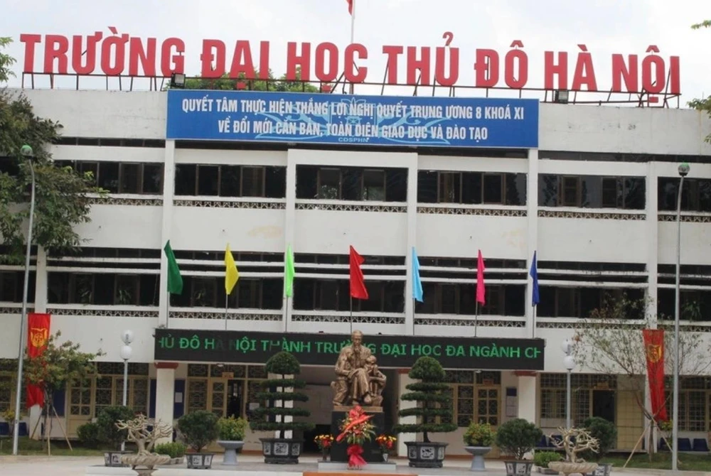 Trường ĐH Thủ đô Hà Nội. Ảnh FB nhà trường.