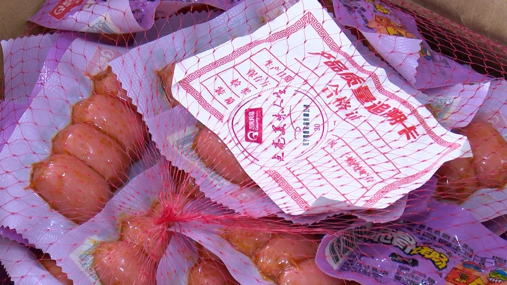 Toàn bộ số hàng hóa trên đã bị tịch thu để tiêu hủy. Ảnh CTV