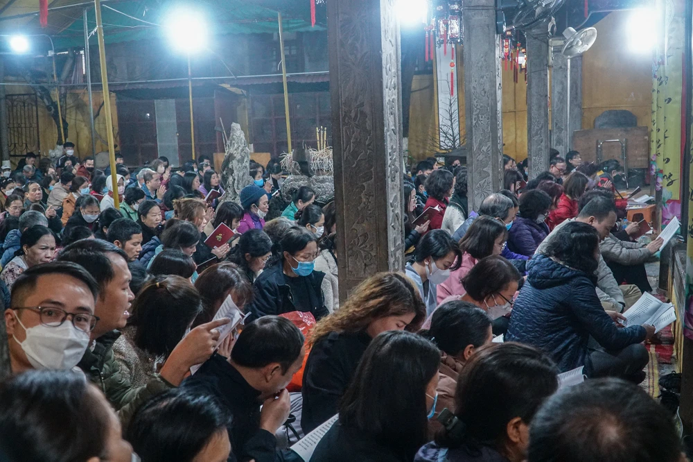 Chùa Phúc Khánh được xem là ngôi chùa cầu bình an linh thiêng nhất Hà Nội.