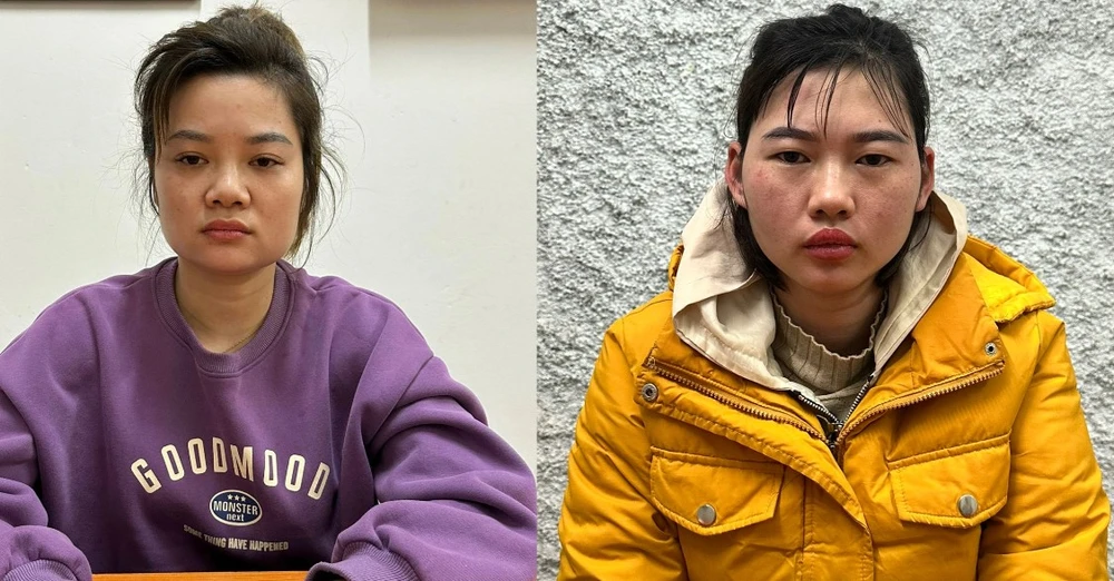 Từ bên trái, chân dung hai cô giáo An và Lành. Ảnh: CACC