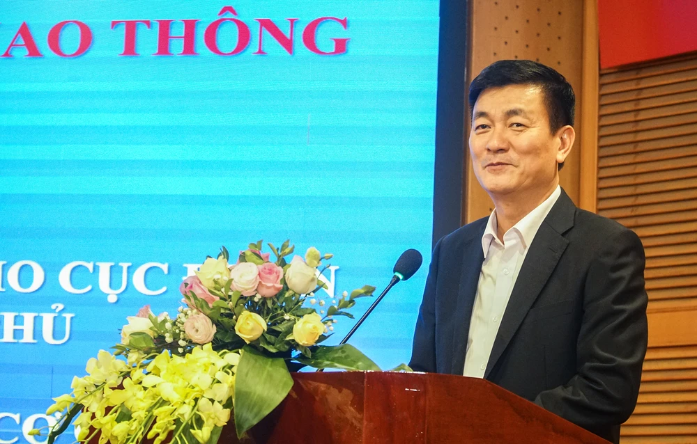 Tân Cục trưởng Cục Đăng kiểm VN Nguyễn Chiến Thắng. Ảnh PHI HÙNG