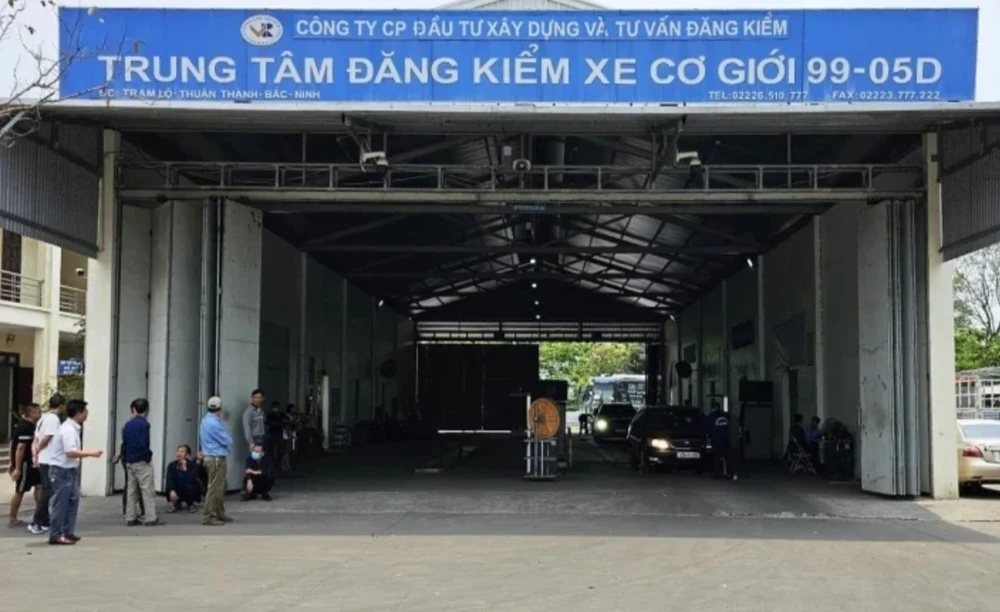 Trung tâm Đăng kiểm xe cơ giới 99-05D. Ảnh: CTV