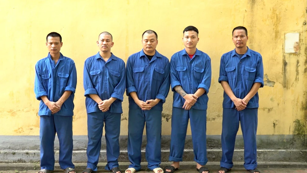 Một số người liên quan trong vụ án. Ảnh CA