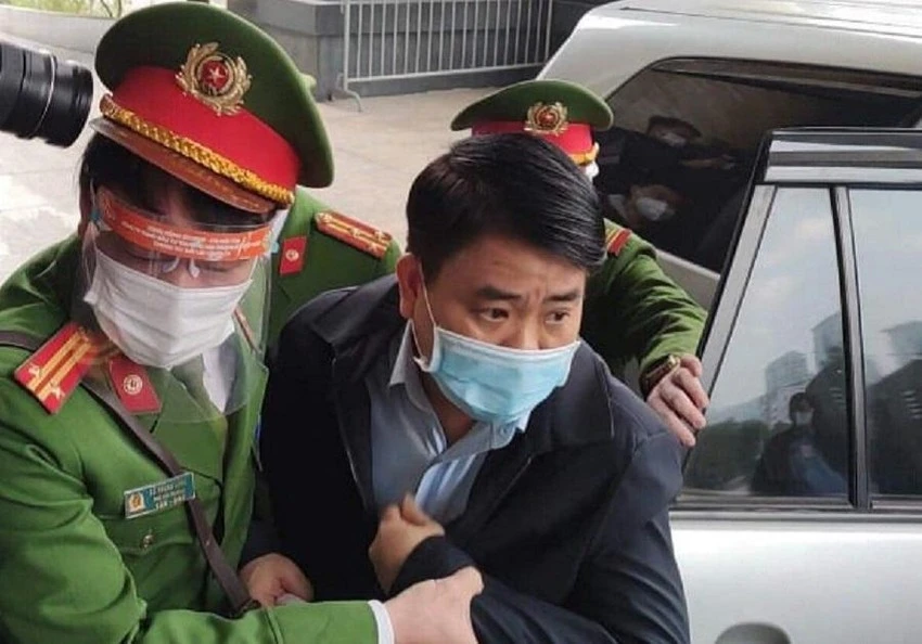 Ông Nguyễn Đức Chung hầu tòa trong một phiên tòa trước đó. Ảnh: UYÊN TRANG