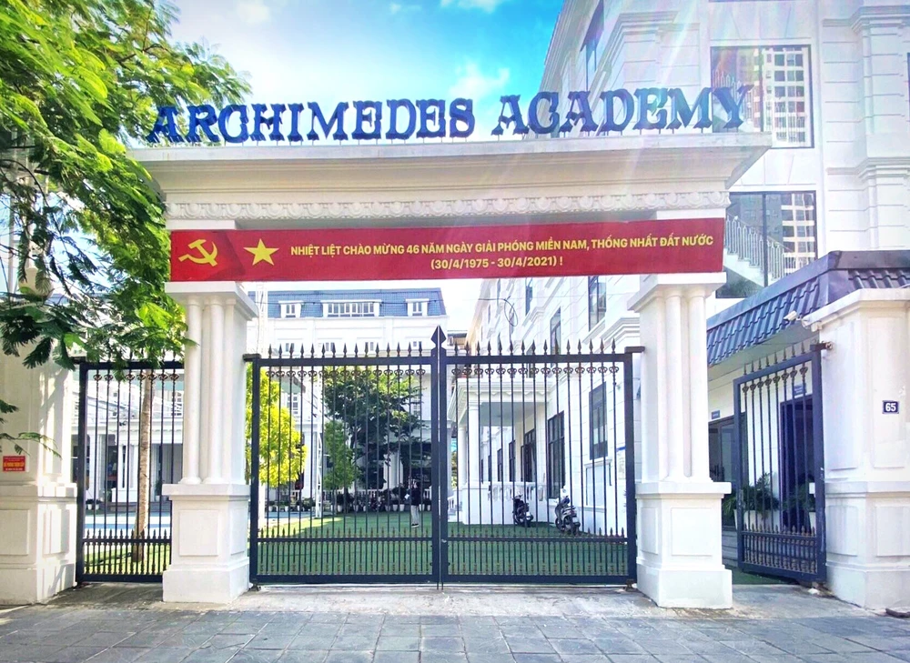 Trường Tiểu học Archimedes Academy. Ảnh FB nhà trường