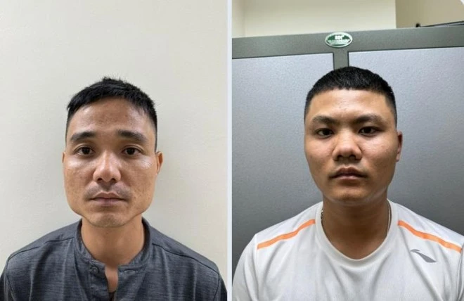 Chân dung Huy và Thành. Ảnh CA