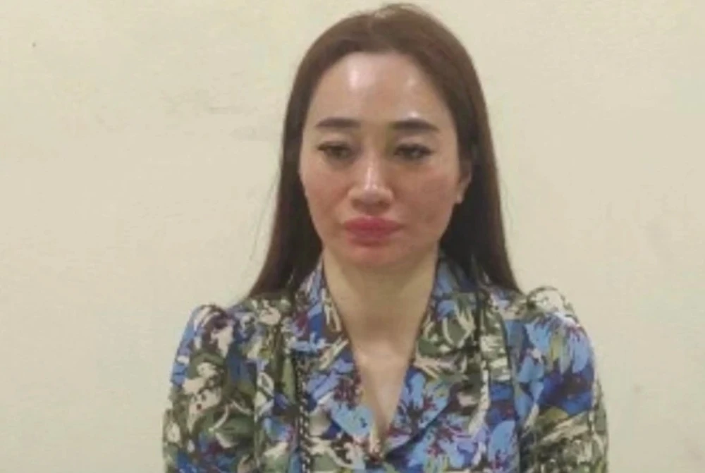 Bị can Trương Thị Hương. Ảnh CACC