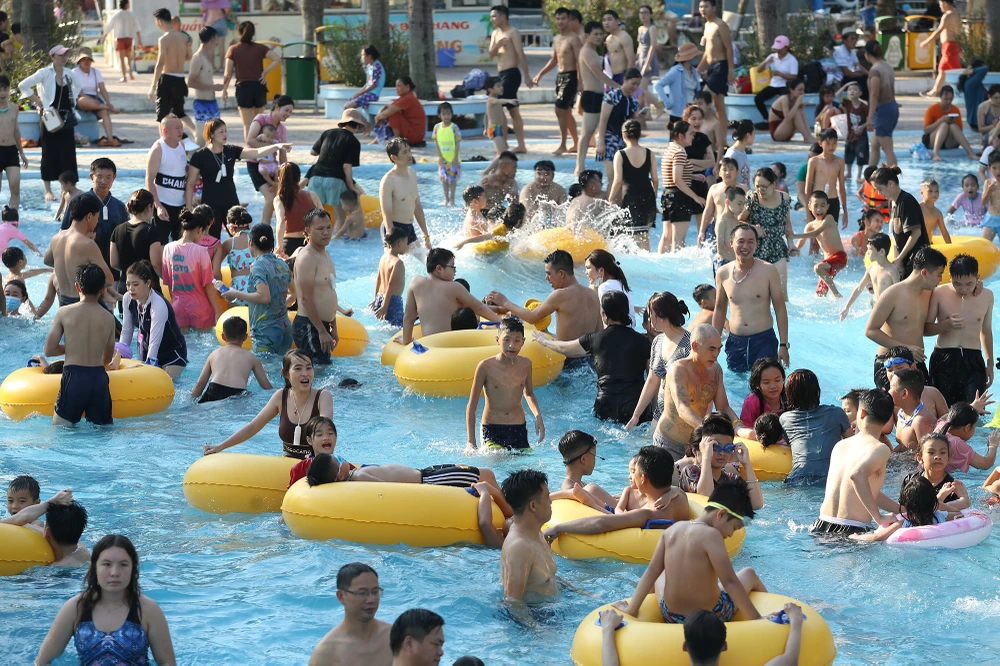 Tất cả để thỏa thích dưới làn nước mát.